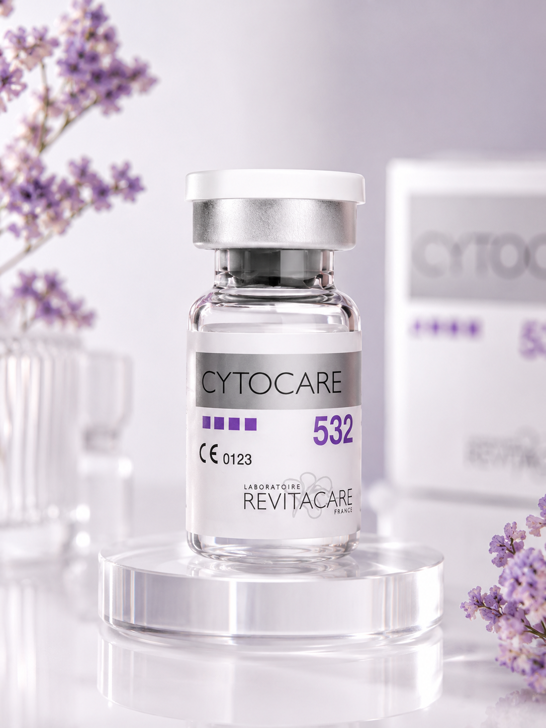 کوکتل مزوتراپی جوانساز Cytocare 532 رویتاکر فرانسه اصل – جوانسازی پوست، آبرسانی عمیق و کاهش چین‌وچروک
